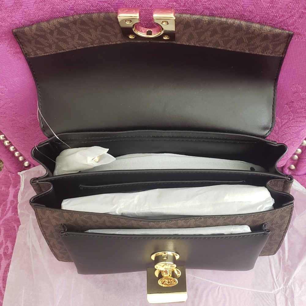NWT Lita Medium Two Tone Crossbody - Picture 5 of 12